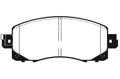 EBC 2018+ Subaru Crosstrek Yellowstuff Front Brake Pads