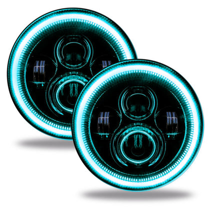 Oracle Jeep Wrangler JL/Gladiator JT 7in. High Powered LED Headlights (Pair) - Dynamic