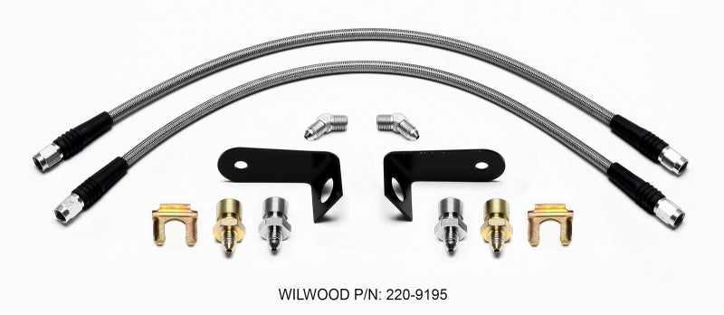 Wilwood Flexline Kit Front 1970-1973 Ford Mustang w/ FSL4 Caliper