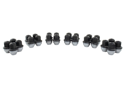 Ford Racing M14 x 1.5 Black Lug Nut - Set of 24