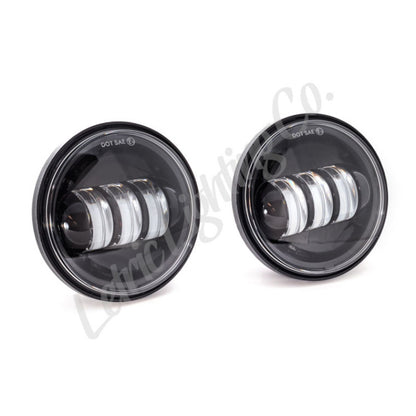 Letric Lighting 4.5in LED Passing Lamps Black