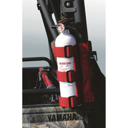 Rugged Ridge Fire Extinguisher Holder Red