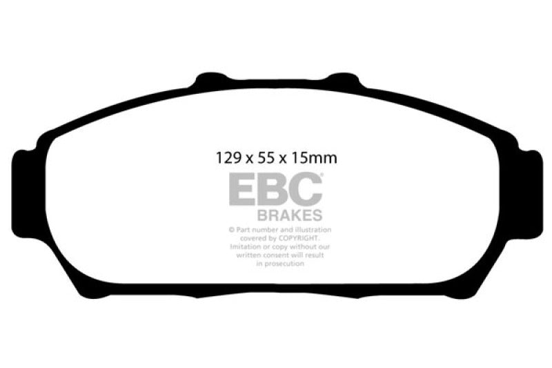 EBC - 94-01 Acura Integra 1.8 Yellowstuff Front Brake Pads