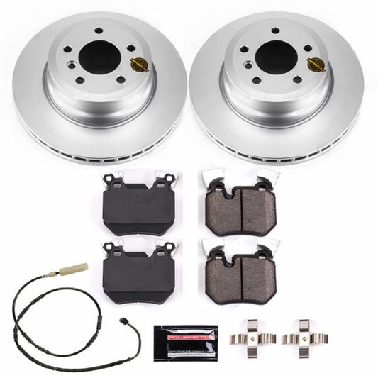 Power Stop 11-13 BMW 135i Rear Z23 Evolution Sport Coated Brake Kit