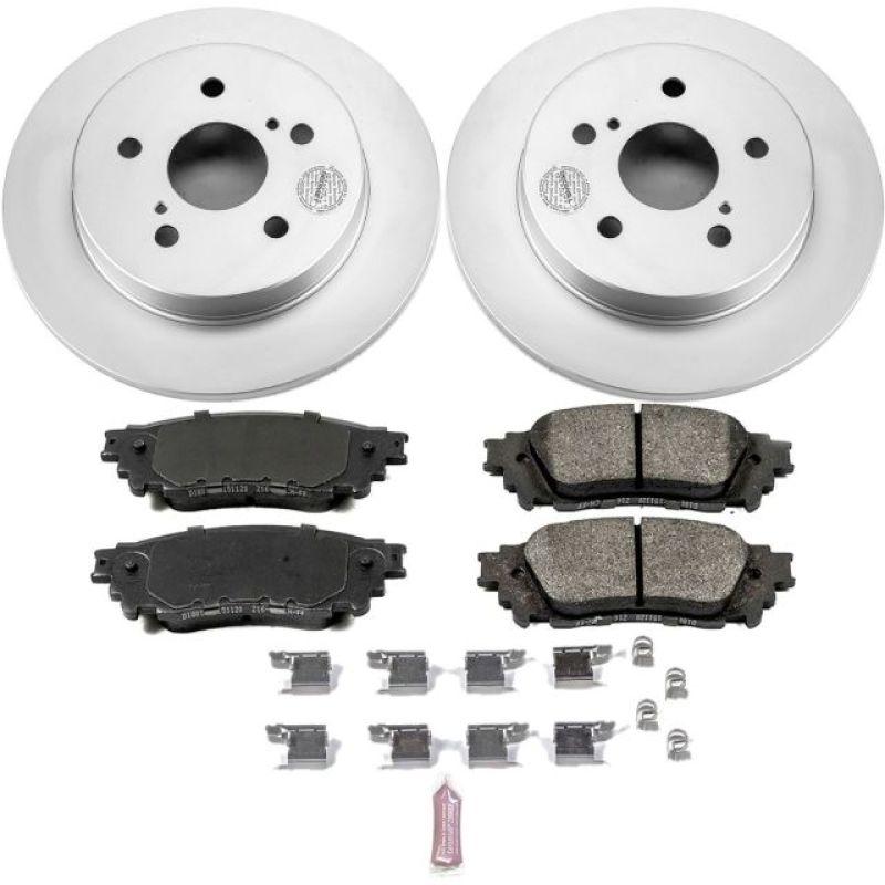 Power Stop 15-17 Lexus NX200t Rear Z17 Evolution Geomet Coated Brake Kit