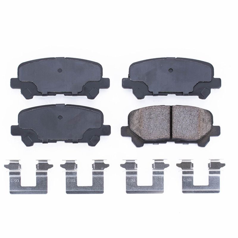 Power Stop 07-13 Acura MDX Rear Z17 Evolution Ceramic Brake Pads w/Hardware