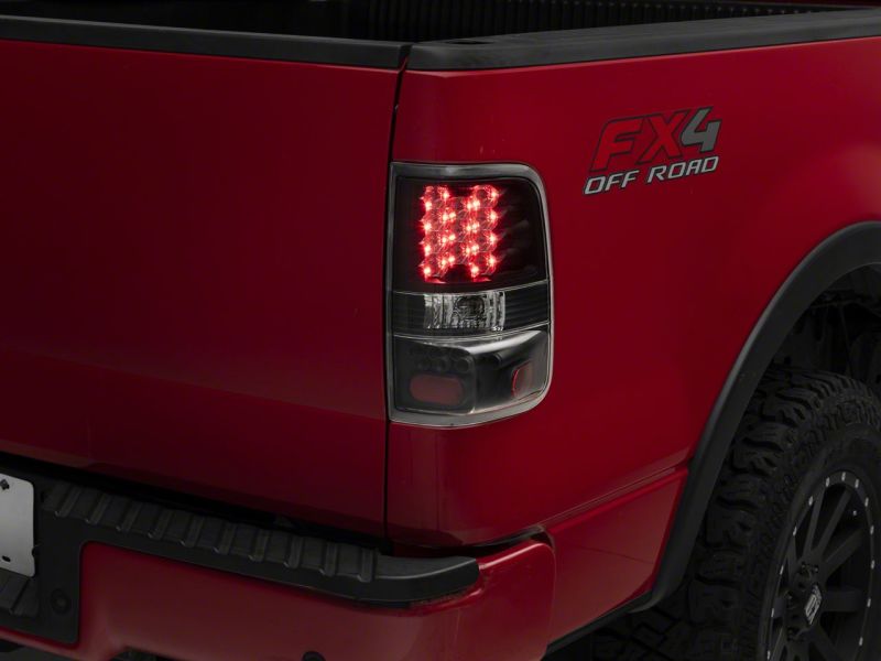 Raxiom 04-08 Ford F-150 Styleside LED Tail Lights- Blk Housing (Clear Lens)