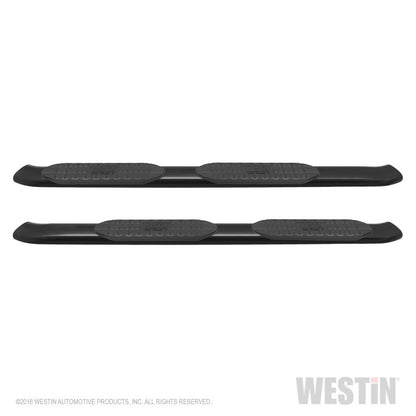 Westin 18-20 Jeep Wrangler JL Unlimited 4DR PRO TRAXX 5 Oval Nerf Step Bars - Textured Black