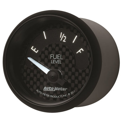 Autometer GT Series 52mm Short Sweep Electronic 73-10 ohms Fuel Level (For most Ford and Chrysler)