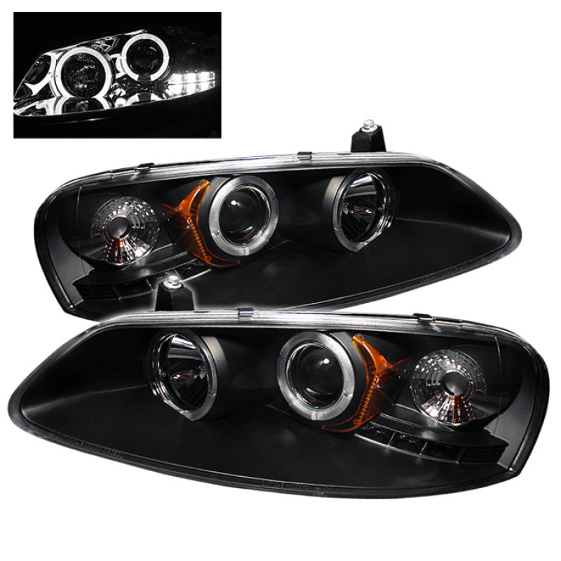 Spyder Chrysler Sebring 01-03 Projector Headlights LED Halo LED Blk PRO-YD-CSEB01-HL-BK