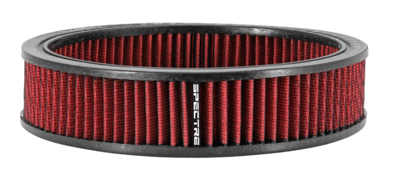 Spectre Round Air Filter 9in. x 2in. - Red
