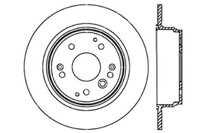 StopTech 04-08 Acura TL/TL-S Standard/Brembo Drilled Left Rear Rotor