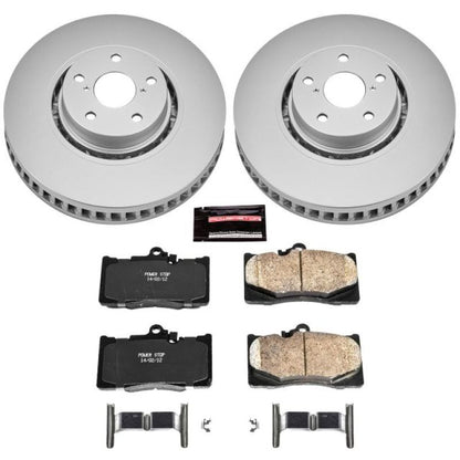 Power Stop 07-11 Lexus GS350 Front Z17 Evolution Geomet Coated Brake Kit