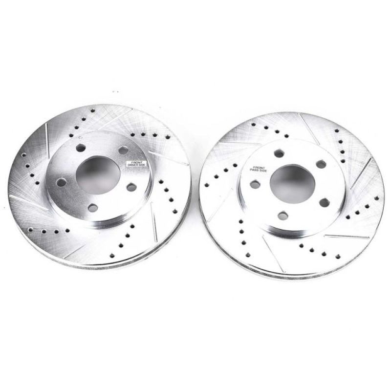 Power Stop 06-11 Chevrolet HHR Front Evolution Drilled & Slotted Rotors - Pair