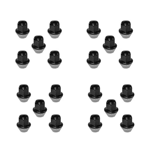 Ford Racing M12 x 1.5 Black Lug Nut - Set of 20