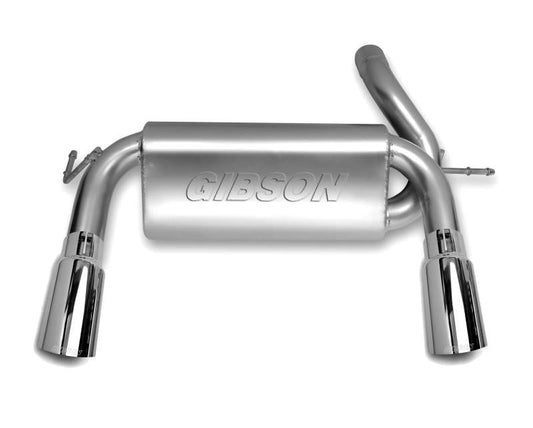 Gibson 07-17 Jeep Wrangler JK Rubicon 3.6L 2.5in Cat-Back Dual Split Exhaust - Aluminized