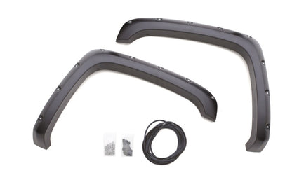 Lund 07-13 Chevy Silverado 1500 RX-Rivet Style Smooth Elite Series Fender Flares - Black (2 Pc.)