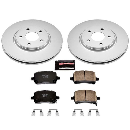 Power Stop 05-06 Chevrolet Cobalt Front Z17 Evolution Geomet Coated Brake Kit