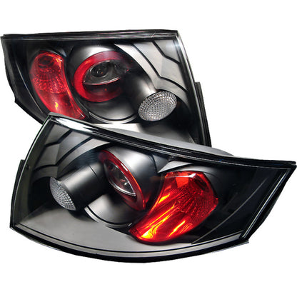 Spyder Audi TT 00-06 Euro Style Tail Lights Black ALT-YD-ATT99-BK