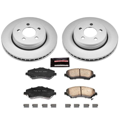 Power Stop 07-11 Dodge Nitro Front Z17 Evolution Geomet Coated Brake Kit