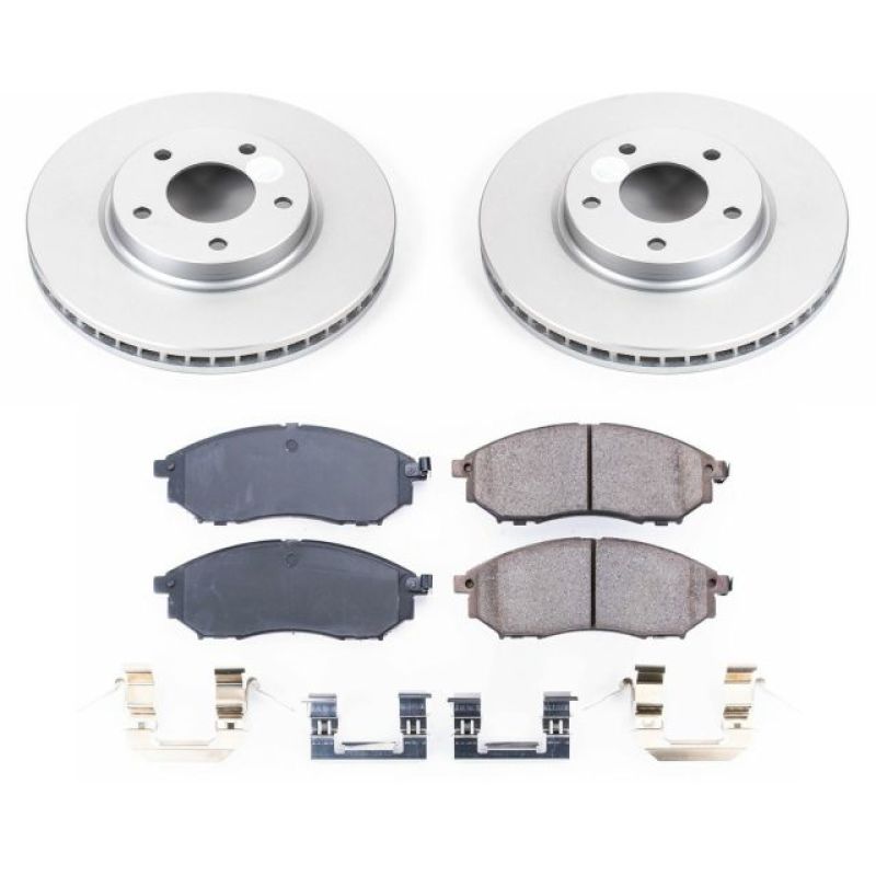 Power Stop 03-04 Infiniti M45 Front Z17 Evolution Geomet Coated Brake Kit