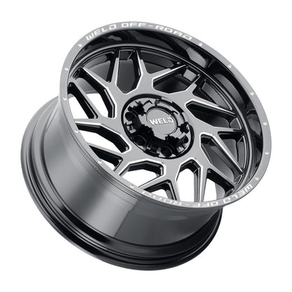 Weld Off-Road W117 20X10 Fulcrum 5X127 5X139.7 ET13 BS6.00 Gloss Black MIL 87.1