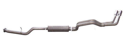 Gibson 07-09 Chevrolet Silverado 2500 HD LT 6.0L 2.5in Cat-Back Dual Sport Exhaust - Stainless