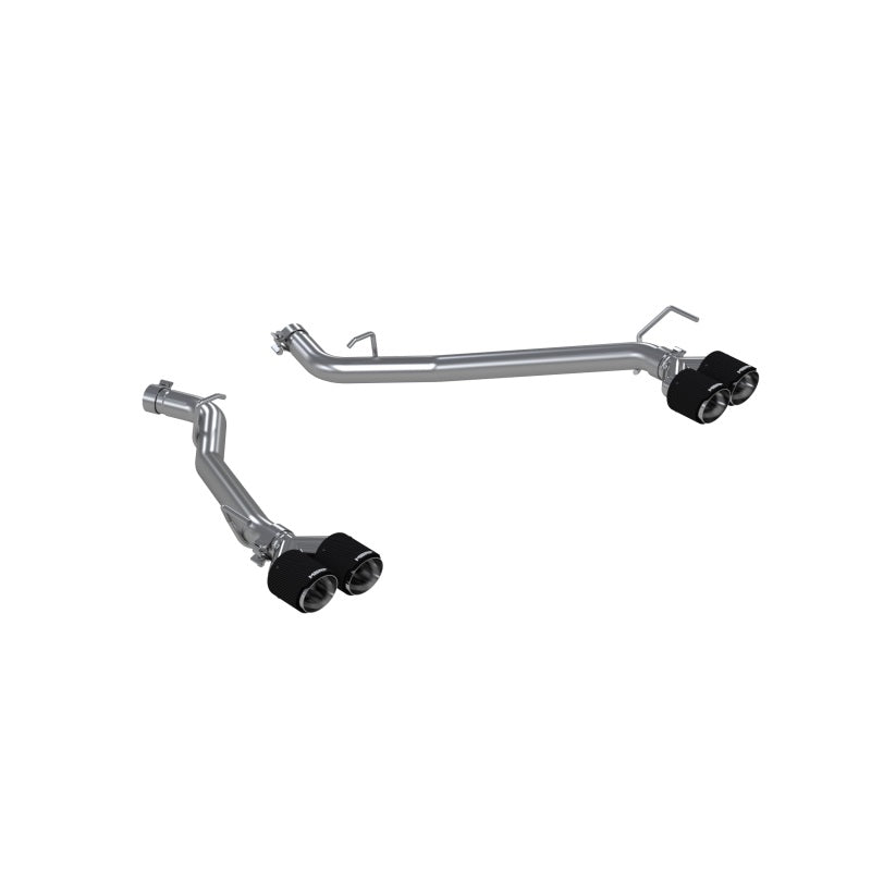 MBRP 20-21 Ford Explorer ST 3.0L EcoBoost Dual Rear Exit Axle Back w/ Quad Carbon Fiber Tips - T304