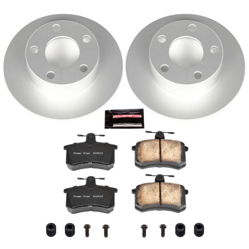 Power Stop 95-97 Audi A6 Rear Z23 Evolution Sport Coated Brake Kit