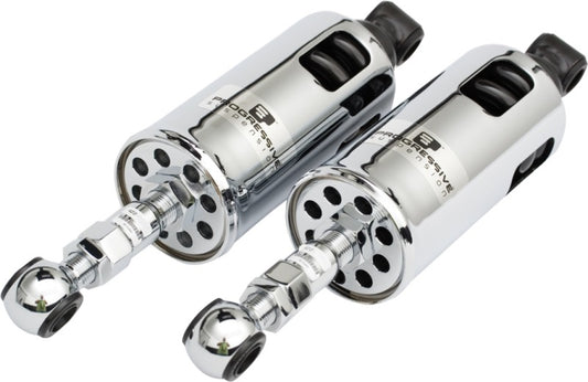 Progressive 00-17 Harley Softail 422 Series Shocks Heavy Duty - Chrome