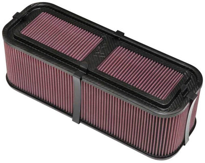 K&N Custom Racing Assembly 19in x 6.5in Carbon Fiber Air Filter