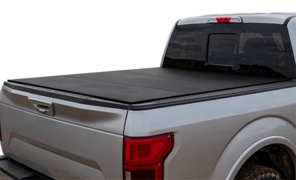 Access LOMAX Tri-Fold Cover Black Urethane Finish 17+ Honda Ridgeline - 5ft Bed