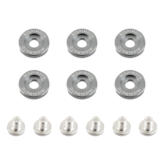 Mishimoto Large Fender Washer Kit (6pcs) - Gunmetal