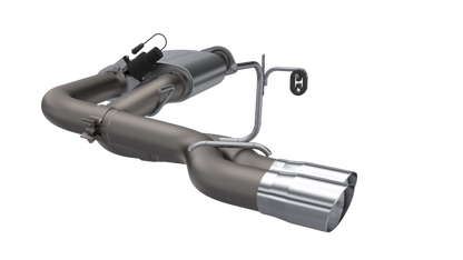 QTP 15-18 Ford F-150 CC/EC Standard Bed 304SS Screamer Cat-Back Exhaust w/3in Tips