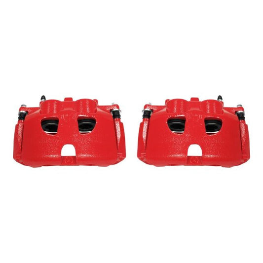 Power Stop 10-17 Ford Expedition Front Red Calipers w/Brackets - Pair