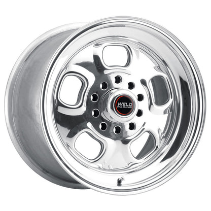 Weld Rodlite 15x10 / 5x4.5 & 5x4.75 BP / 5.5in. BS Polished Wheel - Non-Beadlock