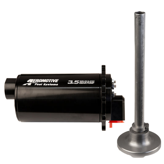 Aeromotive Brushless Spur Gear Fuel Pump w/TVS Controller - Universal - In-Tank - 90 Deg - 3.5gp