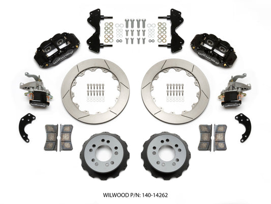 Wilwood Narrow Superlite 4R / MC4 Rear Kit 12.88 Currie Pro-Tour Unit Bearing Floater