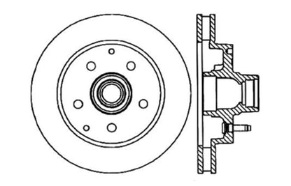 StopTech Drilled Sport Brake Rotor