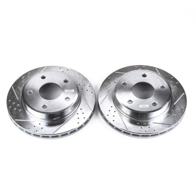 Power Stop 05-11 Dodge Dakota Front Evolution Drilled & Slotted Rotors - Pair