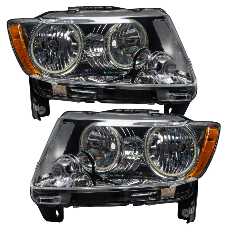 Oracle 11-13 Jeep Grand Cherokee SMD HL (Non-HID) - Chrome - ColorSHIFT w/o Controller SEE WARRANTY