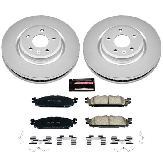 Power Stop 11-19 Ford Explorer Front Z17 Evolution Geomet Coated Brake Kit