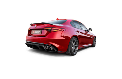 Akrapovic 17-19 Alfa Romeo Giulia Quadrifoglio Evolution Line Cat Back (Titanium)