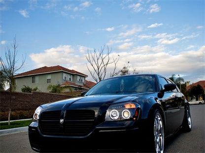 Spyder Dodge Magnum 05-07 Projector Headlights CCFL Halo LED Blk PRO-YD-DMAG05-CCFL-BK