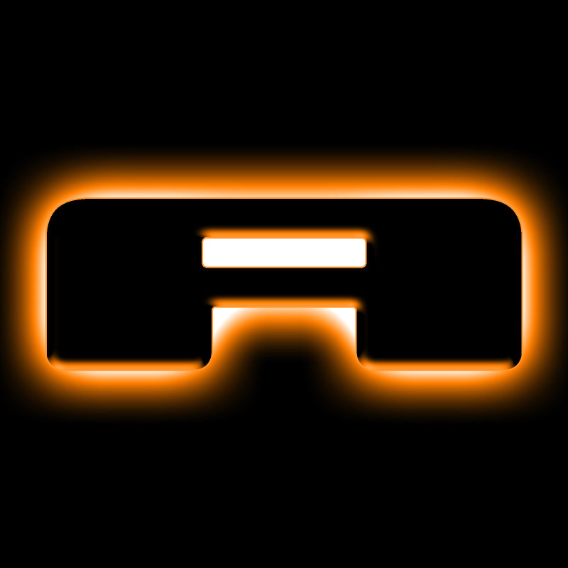 ORACLE Lighting Universal Illuminated LED Letter Badges - Matte Blk Surface Finish - A