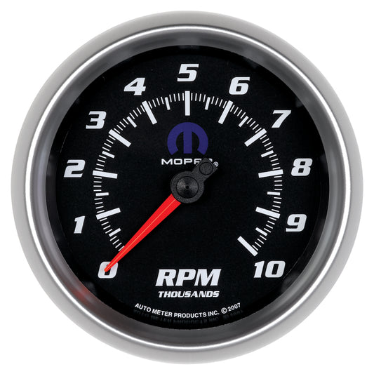 Autometer Mopar 3-3/8in 10K RPM In-Dash Tachometer Gauge - Black