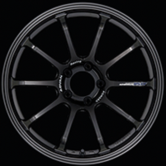 Advan RS-DF Progressive 18x8.5 +37 5-114.3 Racing Titanium Black Wheel