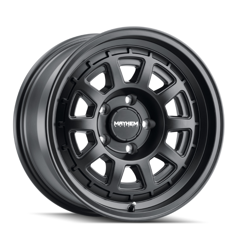 Mayhem 8303 Voyager 17x8.5 / 6x135 BP / 18mm Offset / 87.1mm Hub Matte Black Wheel