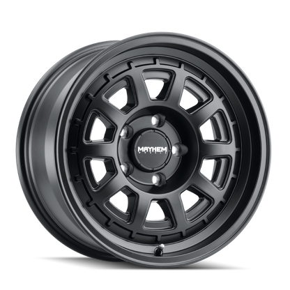 Mayhem 8303 Voyager 17x8 / 5x120 BP / 38mm Offset / 72.56mm Hub Matte Black Wheel