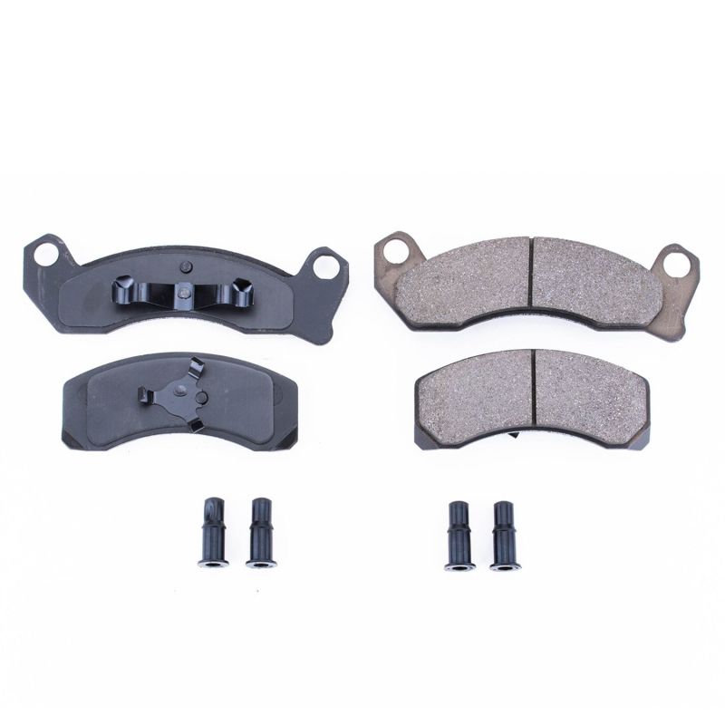Power Stop 87-89 Ford Country Squire Front Z17 Evolution Ceramic Brake Pads w/Hardware